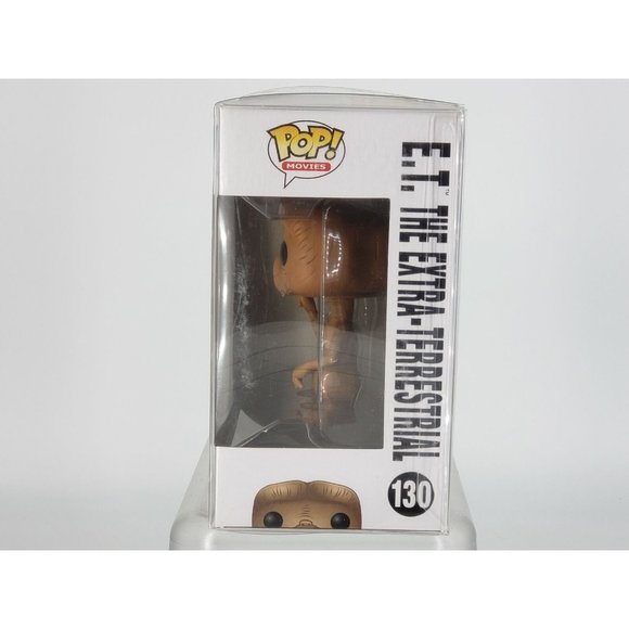 Funko 130 ET Pop Movies The Extra Terrestrial Near Mint Box Protector Japan RARE - Picture 8 of 11